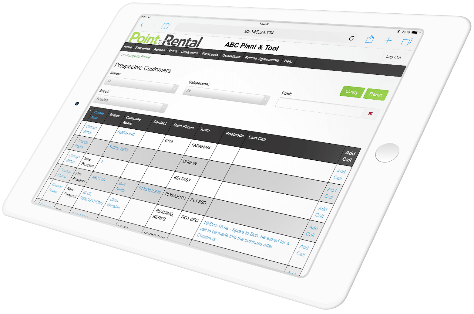 Sales App Point Of Rental Software UK Hire Inventory Management